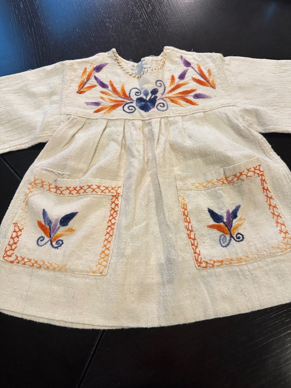 THREE! Vintage Embroidered Mexican Style Dresses ALL THREE